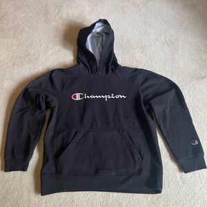 Champion Black Pullover Hoodie